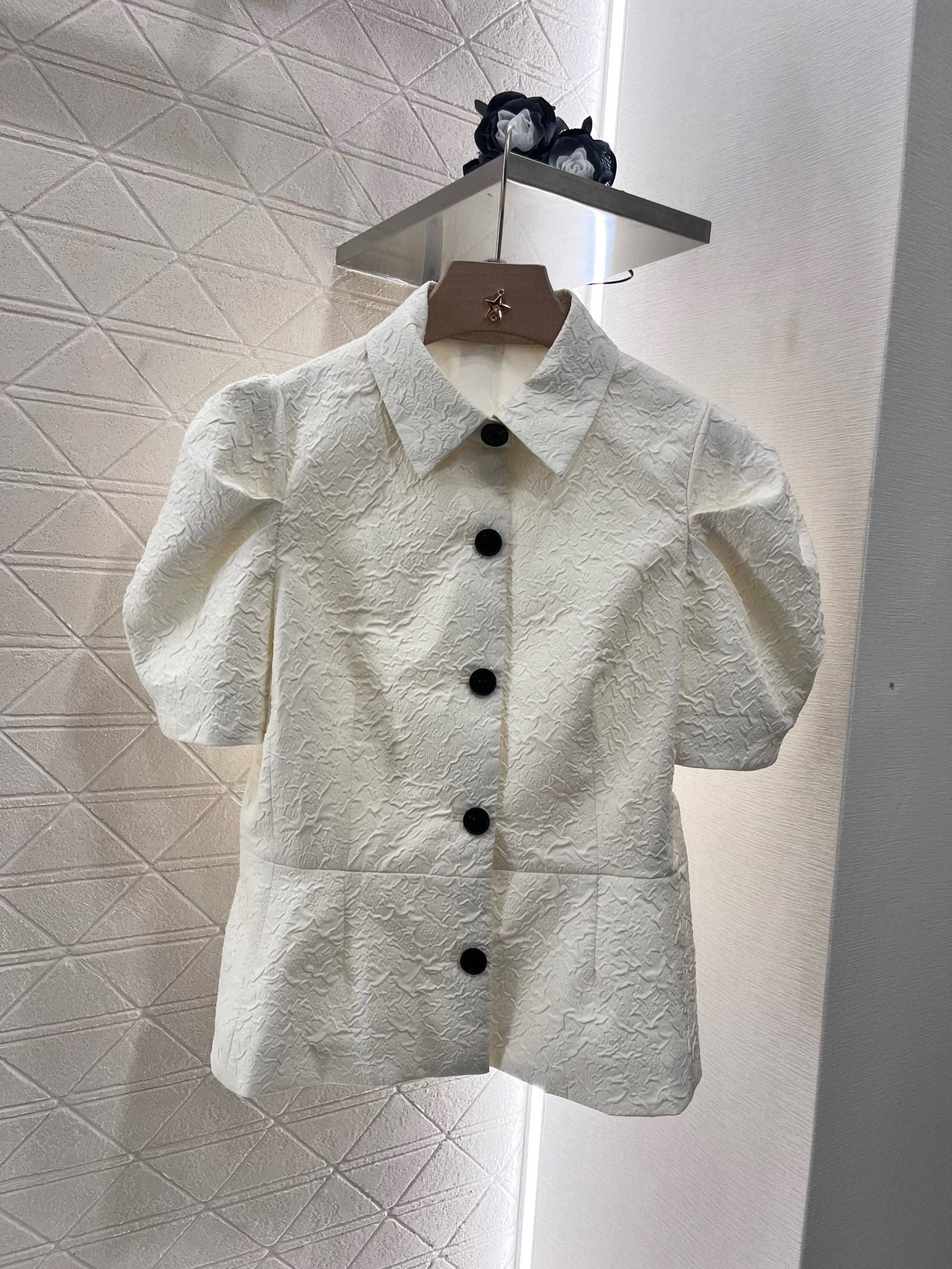 Puff sleeve jacket