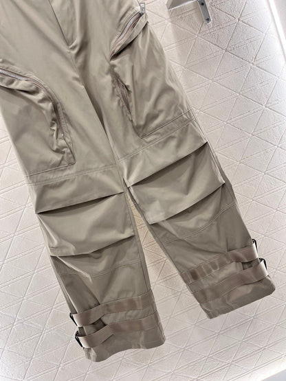 25SS Elegant Satin Pants in Luxe Material