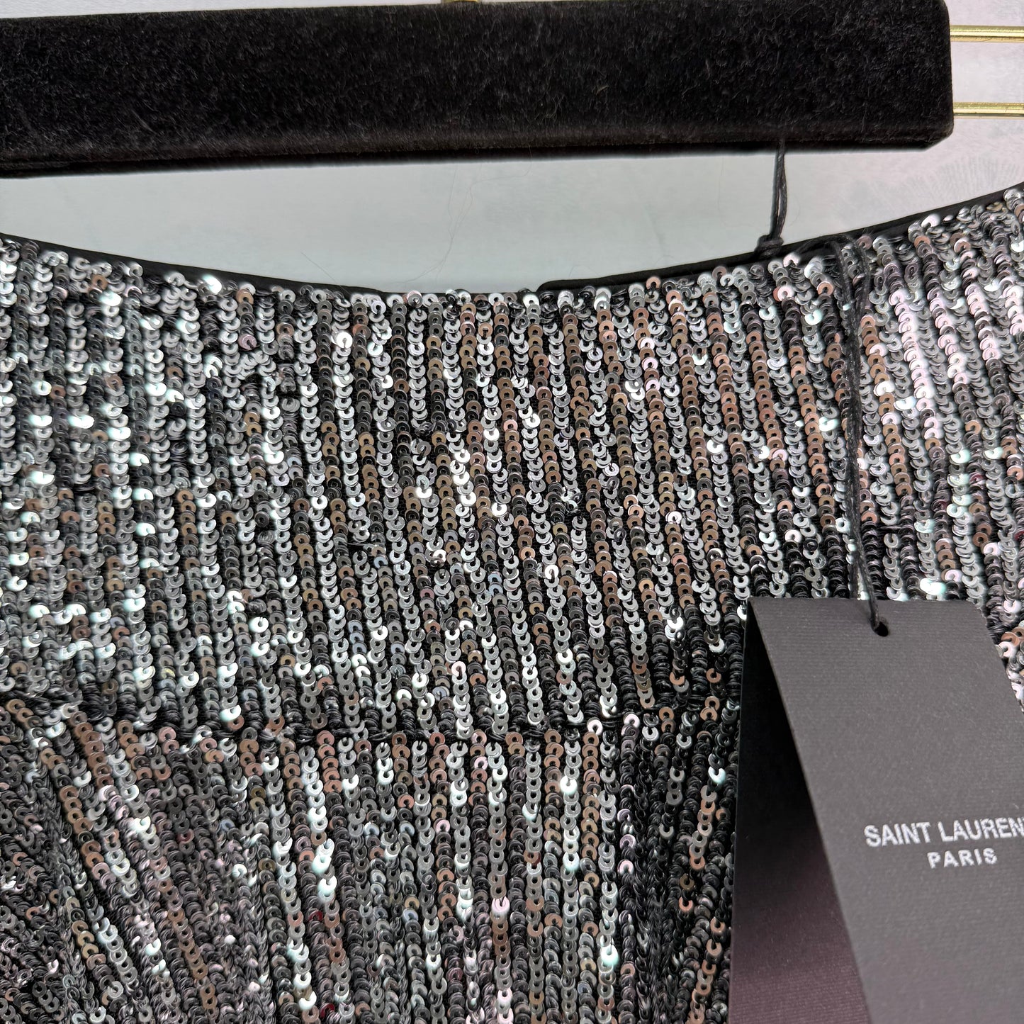 Saint Laurent - Sequined skirt