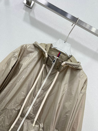 Monocle-Windproof Waterproof Hooded Zip Jacket - Silhouette Atelier 