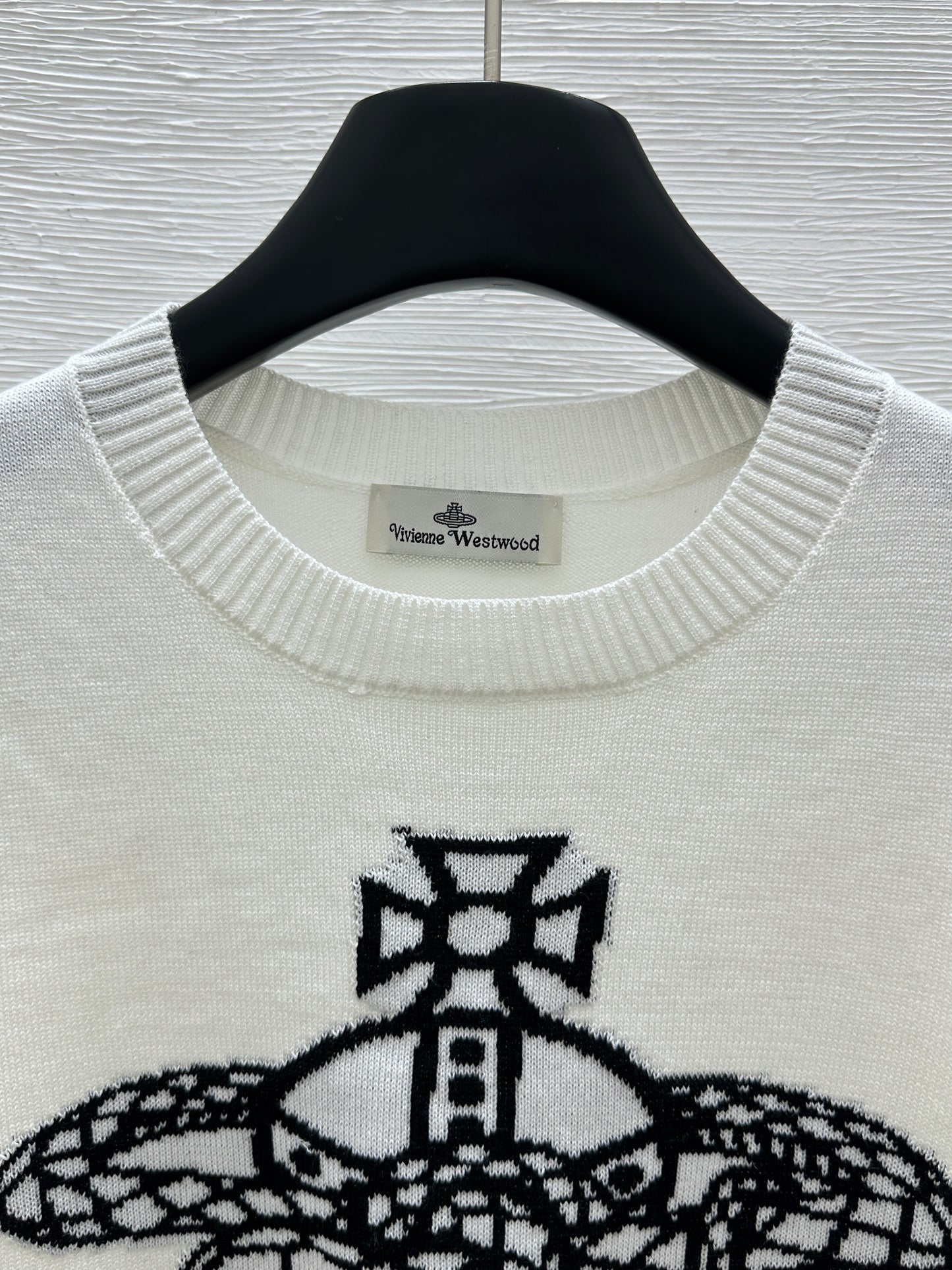 Crew neck knitted T-shirt