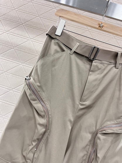 25SS Elegant Satin Pants in Luxe Material