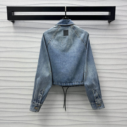 Loew-Zipper denim jacket - Silhouette Atelier 