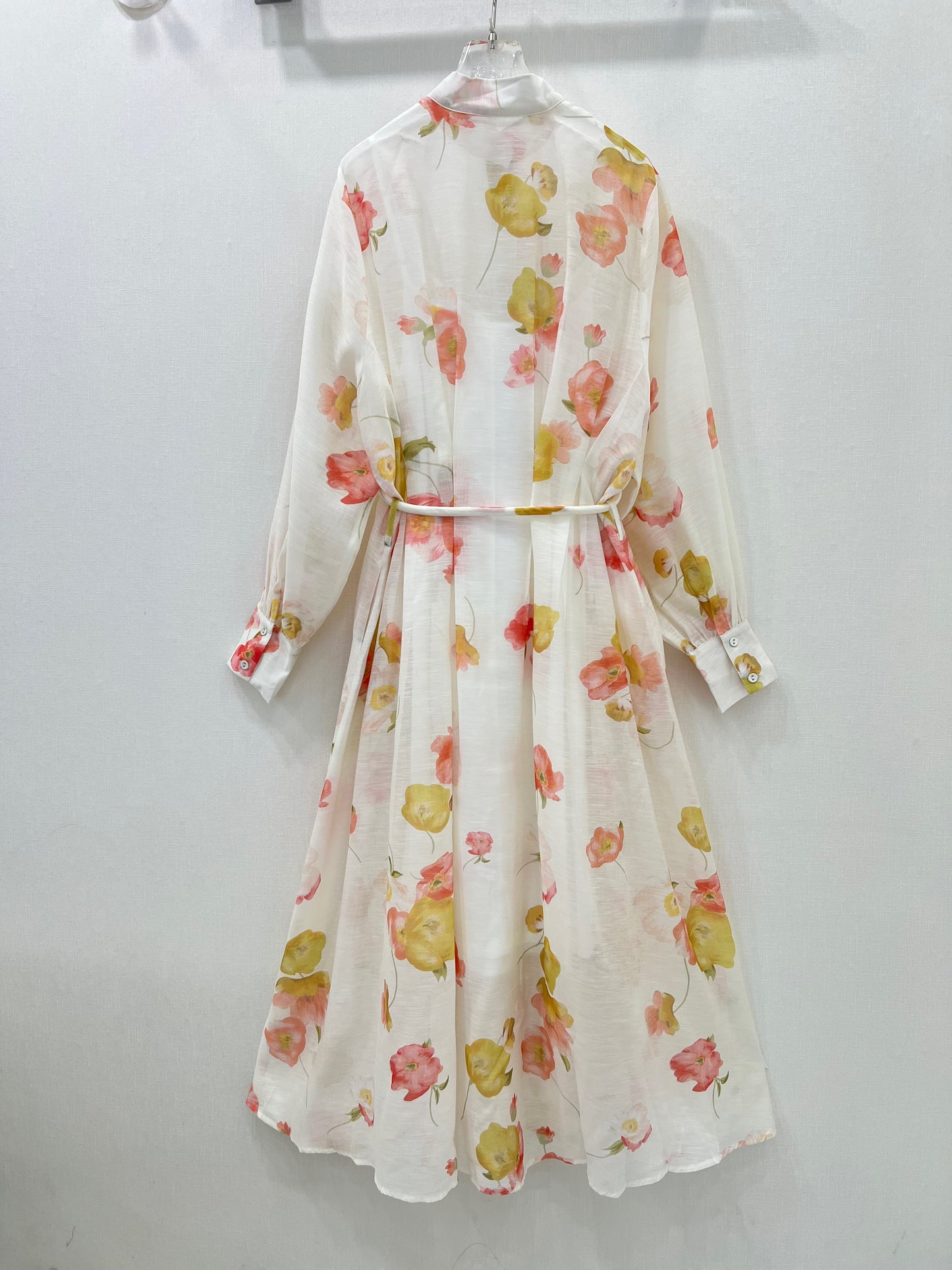 Palace style fashionable tulip 🌷flower print dress