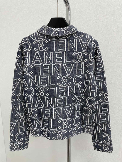 New Letter Print Jacket