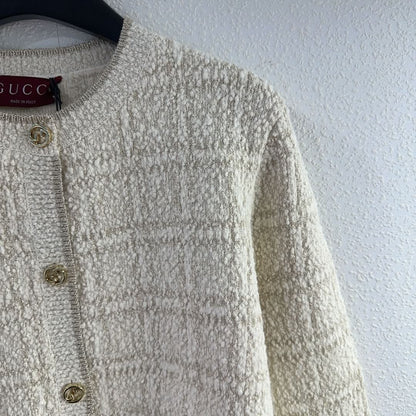 New wool knitted cardigan