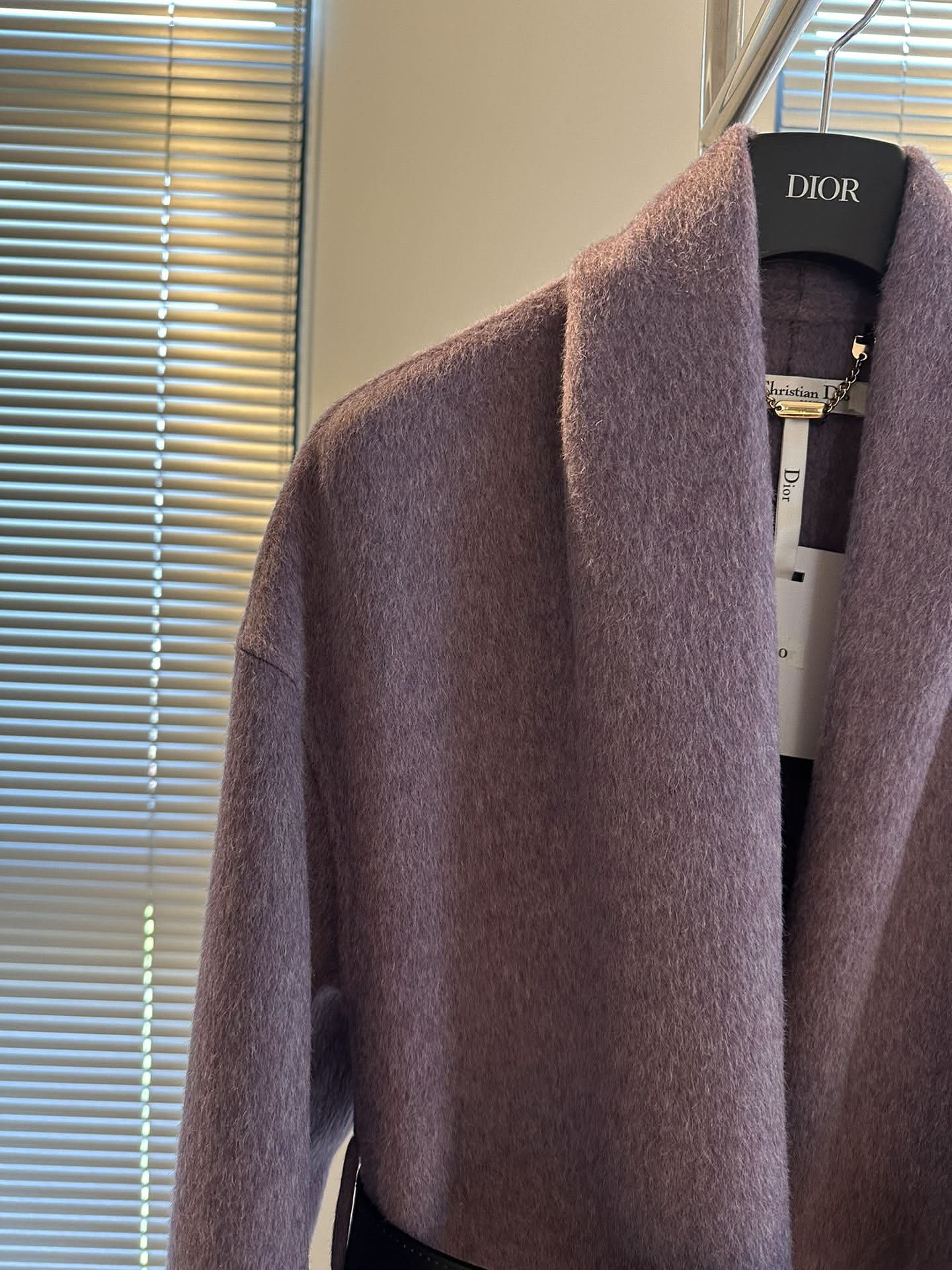 New high quality alpaca + wool coat