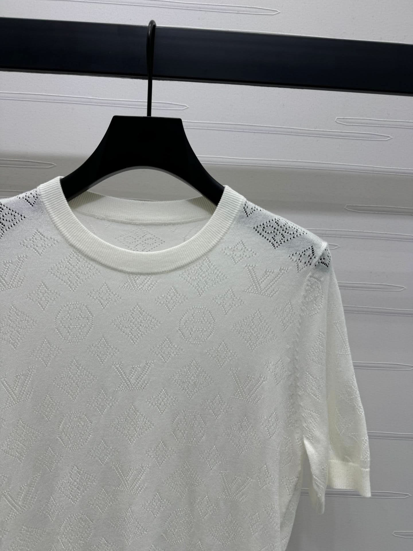 25 Early Spring Hollow Knitted T-shirt (Special Offer) - Silhouette Atelier 