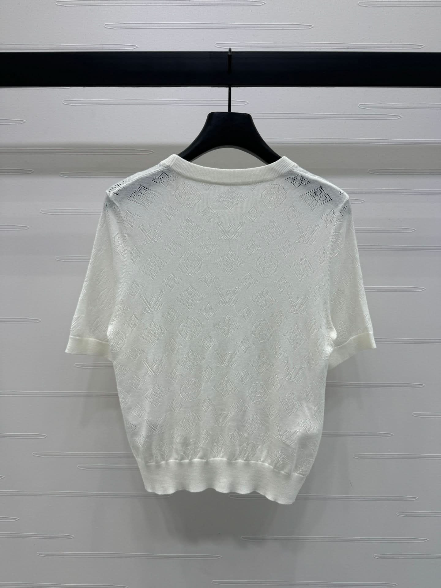 25 Early Spring Hollow Knitted T-shirt (Special Offer) - Silhouette Atelier 