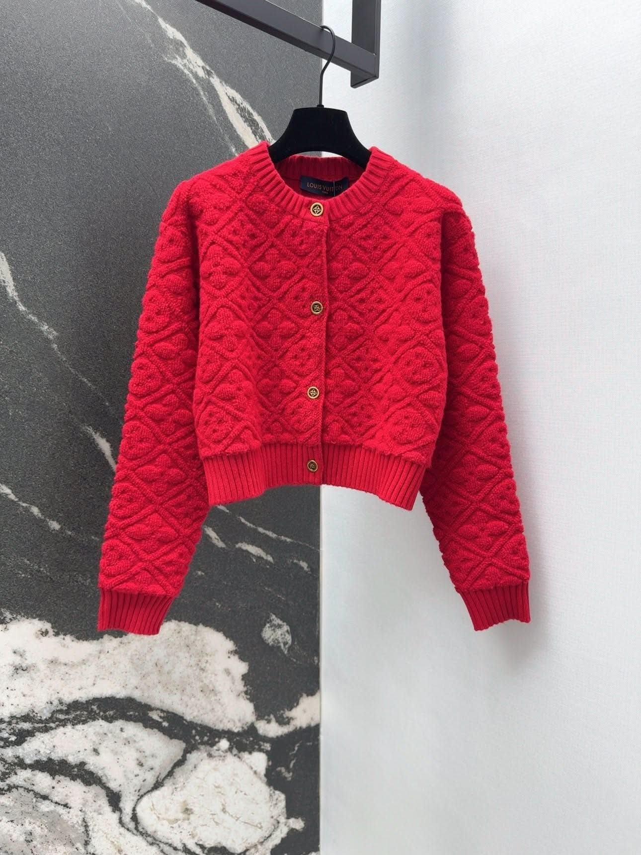 25SS jacquard knitted cardigan - Silhouette Atelier 