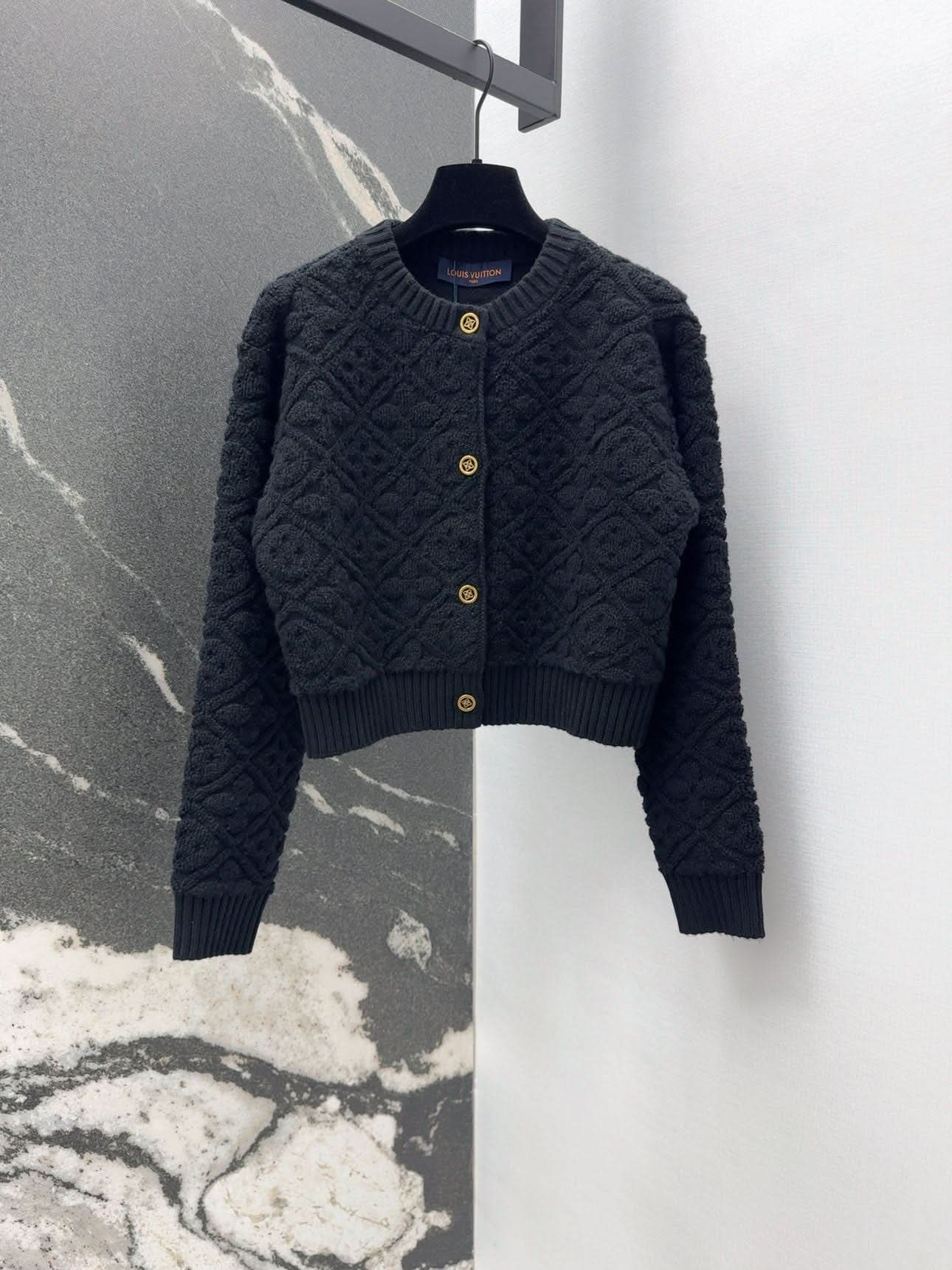 25SS jacquard knitted cardigan - Silhouette Atelier 