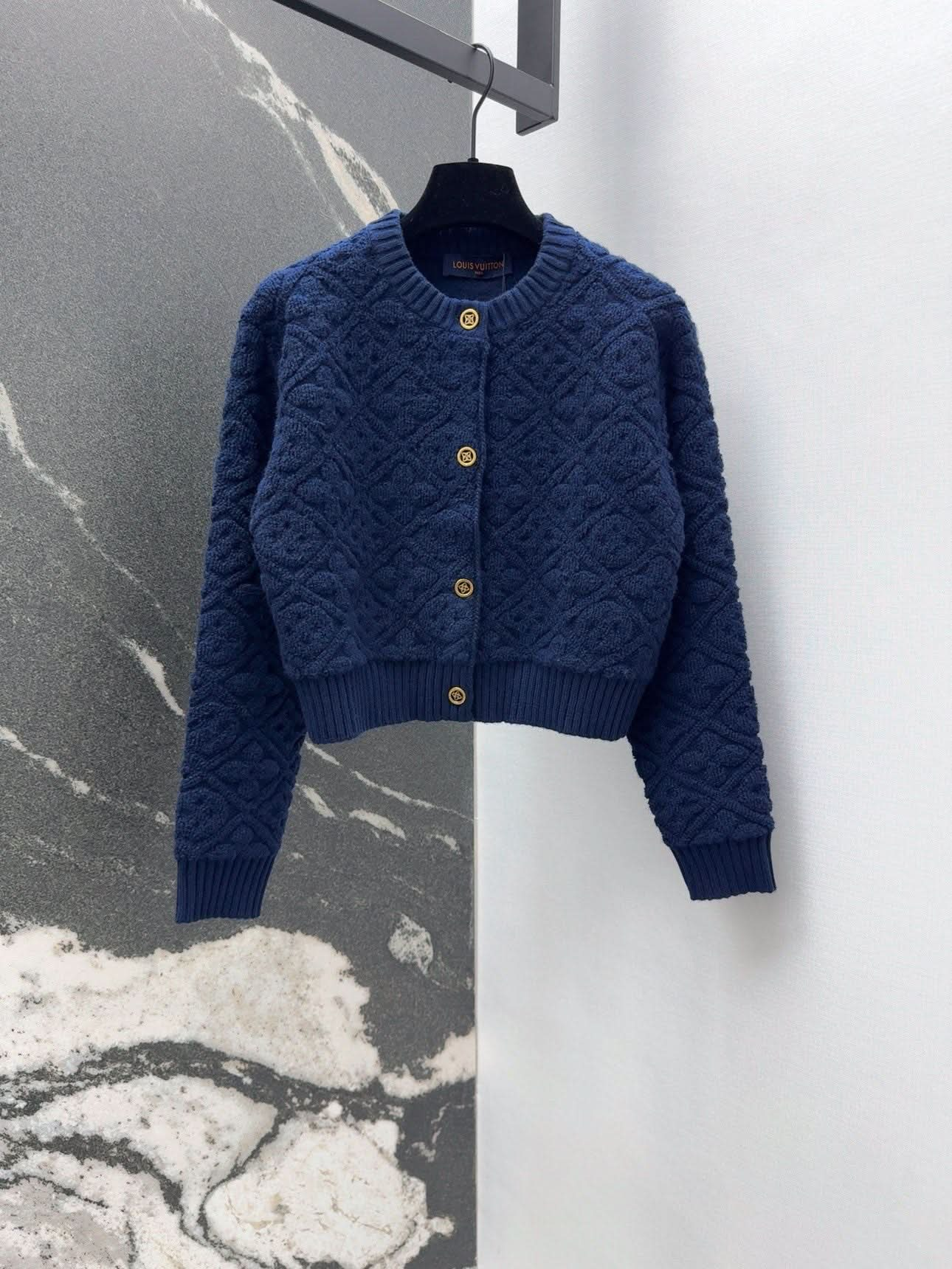 25SS jacquard knitted cardigan - Silhouette Atelier 